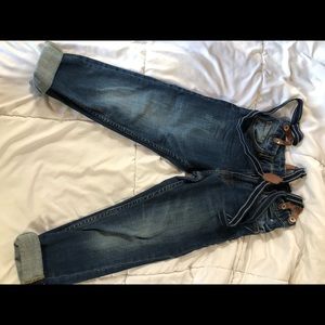 Boys suspender jeans